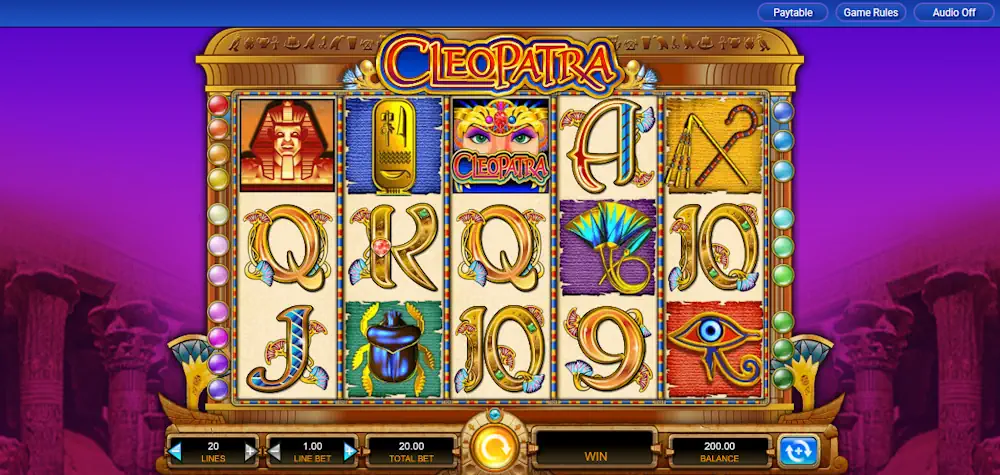 Cleopatra IGT Game Screenshot